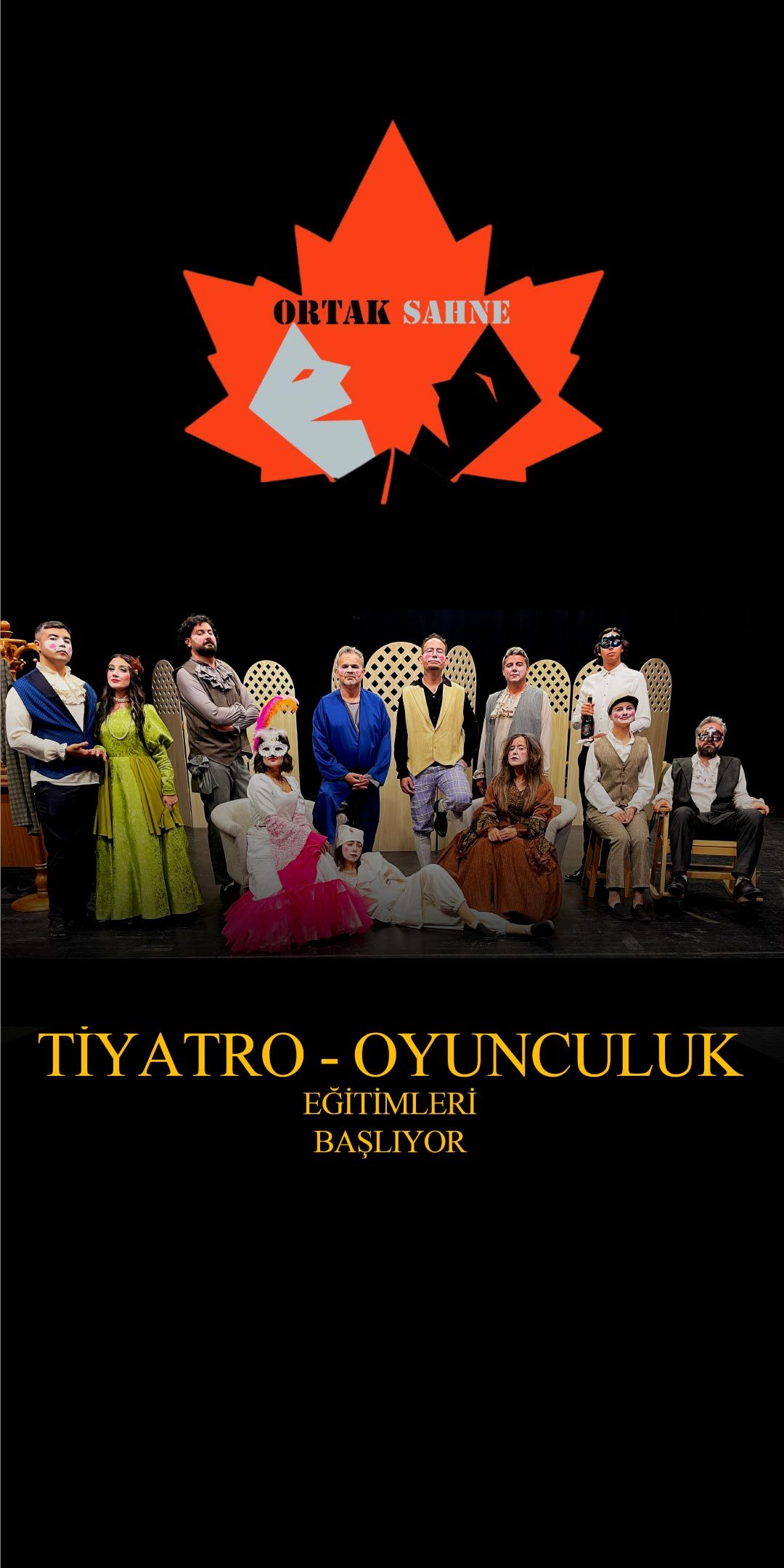 Ortak Sahne Tiyatro-Oyunculuk Eğitimleri Etkinlik Takvimi